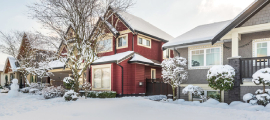 winter snow homes